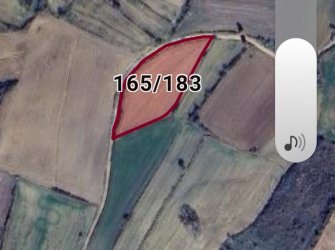 Kırklareli Merkez Erikler Köyünde 3775 m2 Tek Tapulu Bağ
